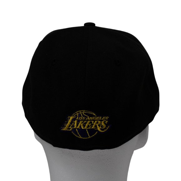 Los Angeles Lakers New Era Fitted Hat Icon Pink Undervisor 59FIFTY Black 7 +size - Picture 8 of 12